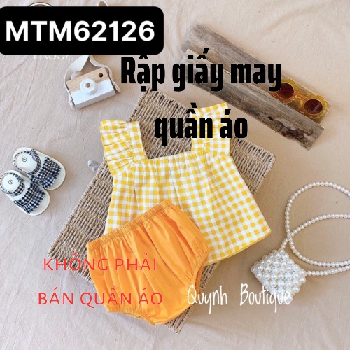 Rập Bộ Sơ Sinh Cho Bé Gái MTM62126