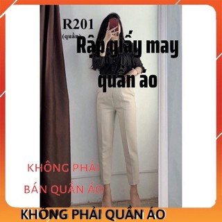 Rập giấy quần mã số R201