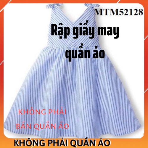 Rập Váy Cho Bé Gái MTM52128