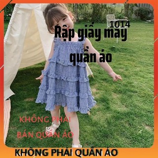 Rập Váy Cho Bé Gái Mã 1014 (Rập Giấy)