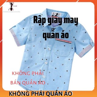Rập giấy sơ mi bé trai sm003