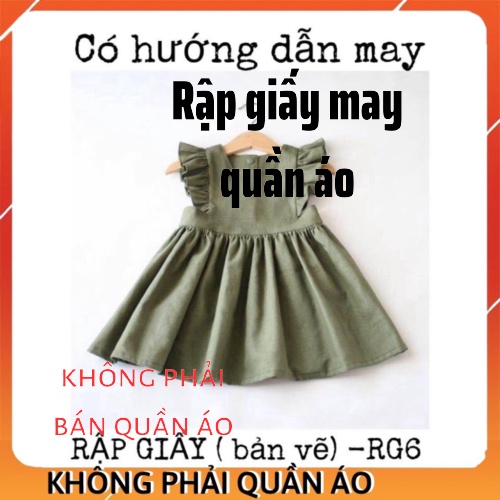 RẬP GIẤY_ RG6_rập váy pinafore