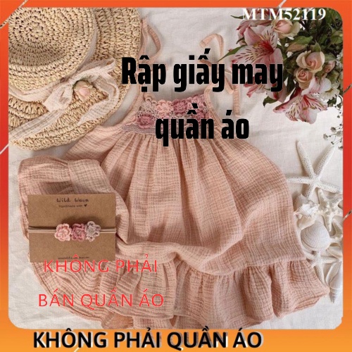 Rập Váy Cho Bé Gái MTM52119