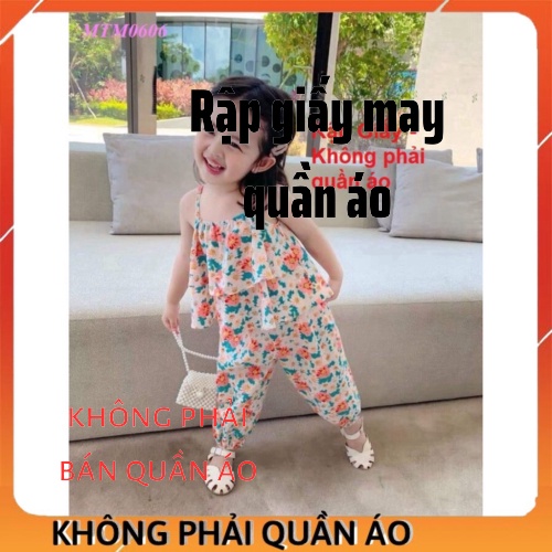 Rập Giấy Bộ Đồ Bé Gái Hottrend MTM0606