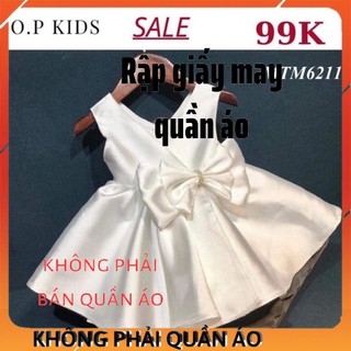 Rập Váy Cho Bé Gái MTM62116 (Rập Giấy Váy Đầm Trẻ Em)