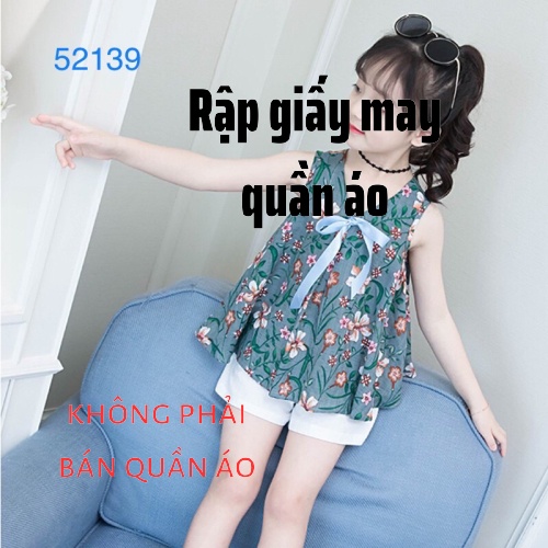 Rập Bộ Đồ Cho Bé Gái MTM52139 