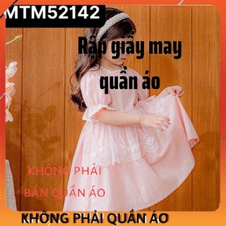 Rập Váy Cho Bé Gái MTM52142 (Rập Giấy Đầm Trẻ Em)
