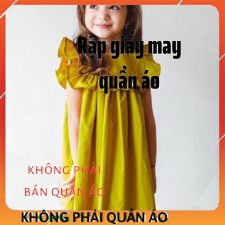 Rập váy bé gái VB02 size 1-8t có hướng dẫn may tỉ mỉ