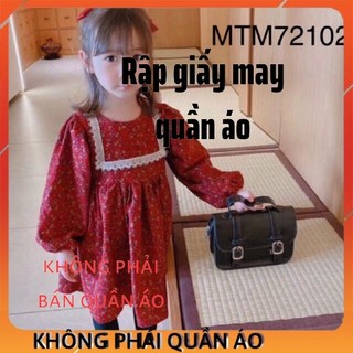 Rập thiết kế váy bé gái mtm72102