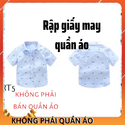 RẬP GIẤY RT5 _ sơ mi bé trai