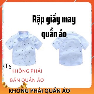 RẬP GIẤY RT5 _ sơ mi bé trai( 1-8 tuổi )