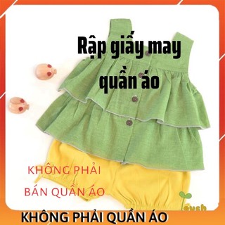 RẬP GIẤY BB03_ BỘ ĐỒ BÉ GÁI (1-8T)