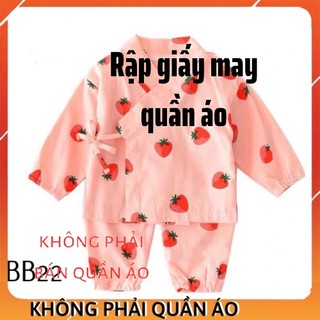 RẬP GIẤY BB22_ BỘ ĐỒ BÉ GÁI (1-8T)