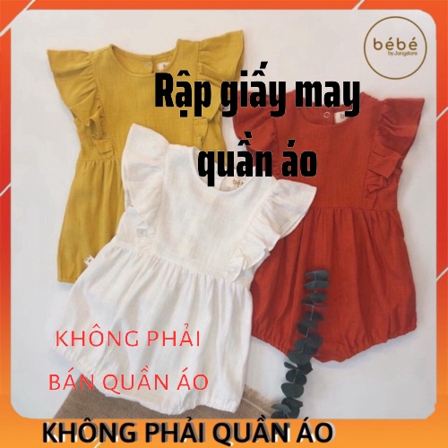 Rập giấy bộ body sơ sinh - SS621