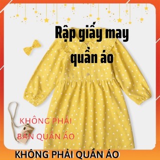 Rập Váy Cho Bé Gái Bản Thiết Kế Thời Trang Trên Giấy 1185
