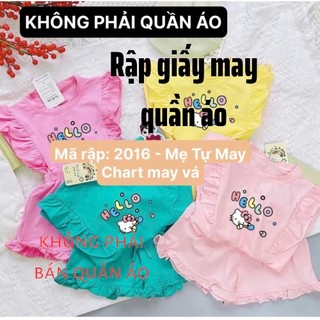 Rập bộ cộc cho bé gái - trai k2016