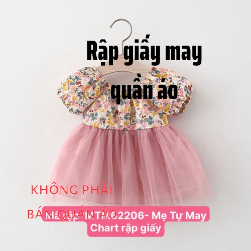 Rập Váy Cho Bé Gái MTM62206