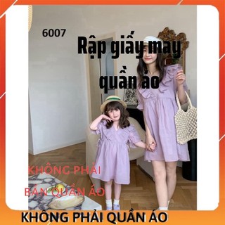 Rập váy cho mẹ và bé gái mã 6007