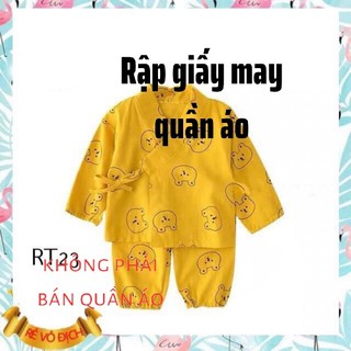 RẬP GIẤY RT23_ bộ yukata dài tay(1-8t)