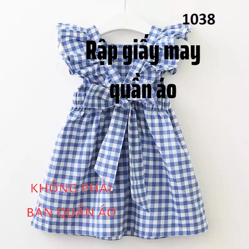 Rập Váy Cho Bé Gái Mã 1038