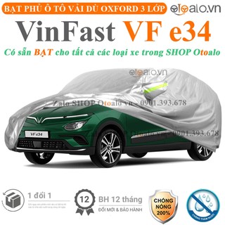 Bạt che phủ ô tô vinfast vf e34 3 lớp cao cấp - otoalo