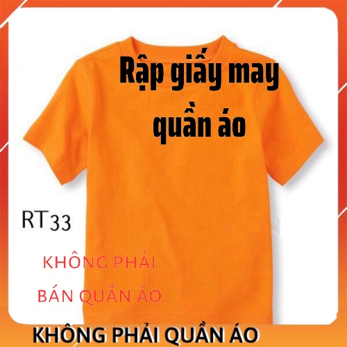 RẬP GIẤY RT33_ÁO THUN TRẺ EM