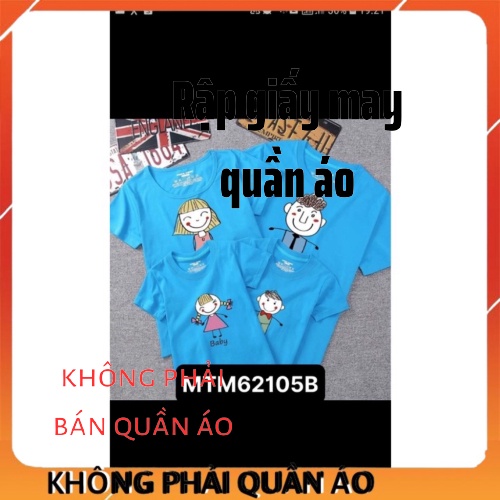 Rập Áo Mẹ Và Bé MTM62105 (Rập Giấy Áo Mẹ Bé)