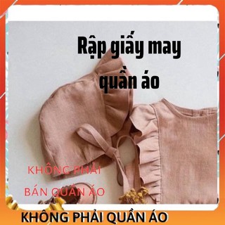 Rập giấy may đồ _ mũ bonet