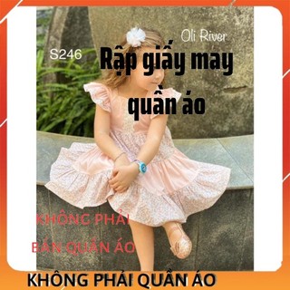 RẬP GIẤY(bản vẽ)_ RV04_rập váy bé gái