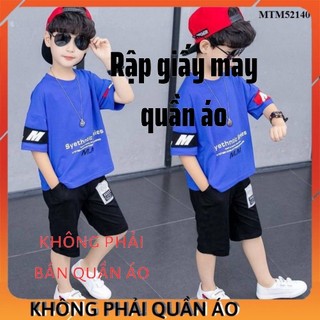 Rập Bộ Áo Thể Thao Bé Trai MTM52140 (Rập Giấy Bộ Đồ Bé Trai)