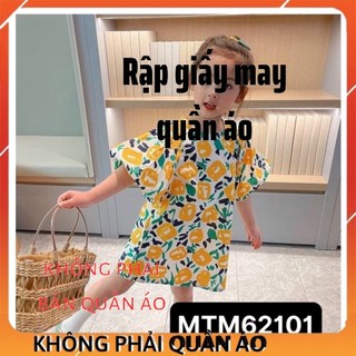 Rập Váy Cho Bé Gái MTM62101 (Rập Giấy Đầm Trẻ Em)