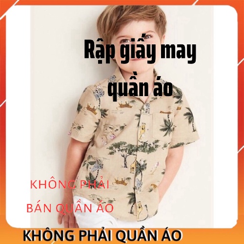 Rập giấy sơ mi bé trai SM005