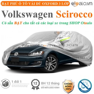 Bạt che phủ ô tô Volkswagen Scirocco 3 lớp cao cấp - OTOALO