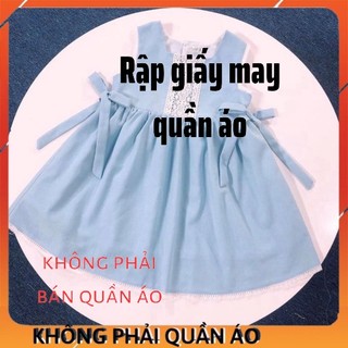 RẬP GIẤY(bản vẽ)_ RV05_rập váy bé gái