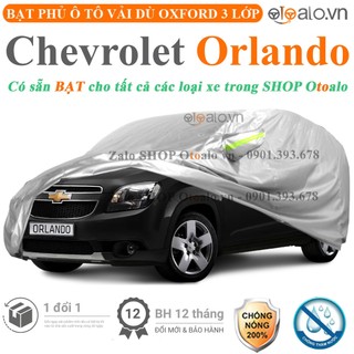 Bạt che phủ ô tô Chevrolet Orlando 3 lớp cao cấp - OTOALO