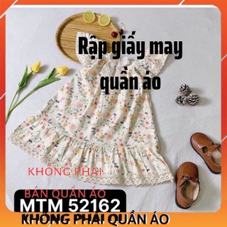 Rập Váy Cho Bé Gái MTM52162 (Rập Giấy Váy Đầm Trẻ Em)