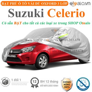 Bạt che phủ ô tô Suzuki Celerio 3 lớp cao cấp - OTOALO