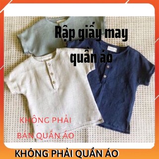 Rập sơ mi bé trai sm008
