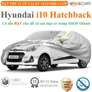 Bạt che phủ ô tô Hyundai Grand i10 hatchback 3 lớp cao cấp - OTOALO