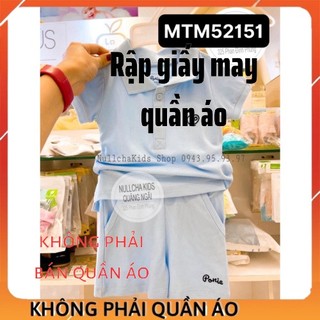 Rập bộ đồ cho bé trai mtm52151