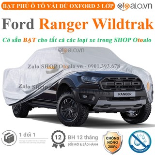 Bạt che phủ ô tô Ford Ranger Wildtrak 3 lớp cao cấp - OTOALO