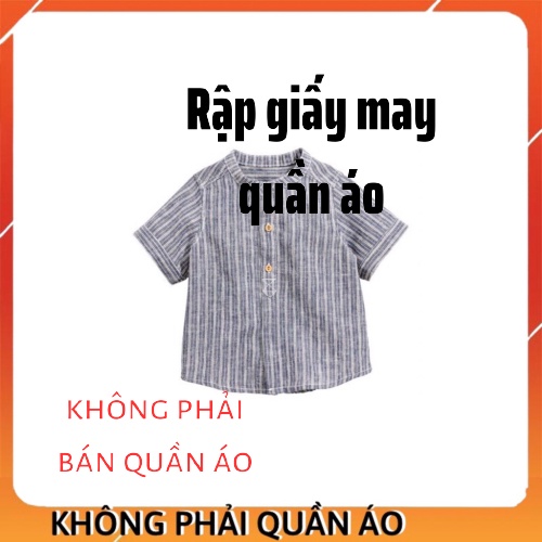 Rập sơ mi bé trai SM009