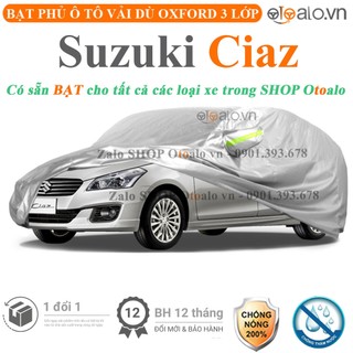 Bạt che phủ ô tô Suzuki Ciaz 3 lớp cao cấp - OTOALO