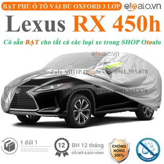 Bạt che phủ ô tô Lexus RX 450h 3 lớp cao cấp - OTOALO