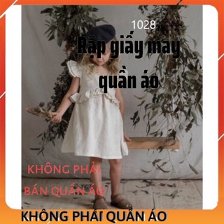 Rập Váy Cho Bé Gái Mã 1028 (Rập Giấy Đầm Trẻ Em)