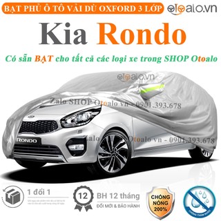 Bạt che phủ ô tô Kia Rondo 3 lớp cao cấp - OTOALO
