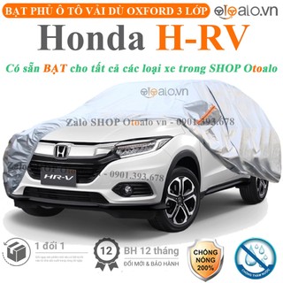 Bạt che phủ ô tô HONDA HRV 3 lớp cao cấp - OTOALO