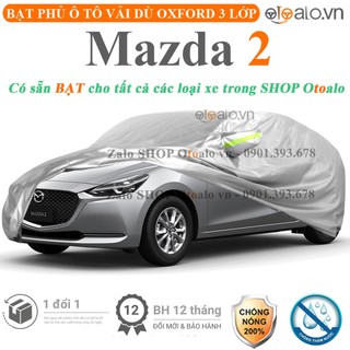 Bạt che phủ ô tô Mazda 2 3 lớp cao cấp - OTOALO