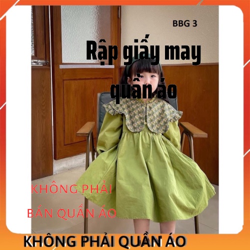 Rập Váy Cho Bé Gái Mã BBG3