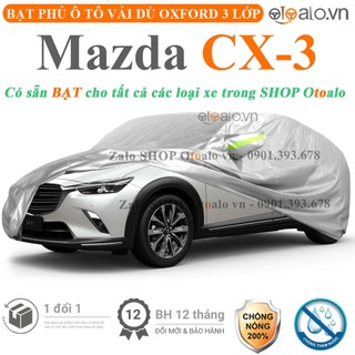 Bạt che phủ ô tô Mazda CX3 3 lớp cao cấp - OTOALO
